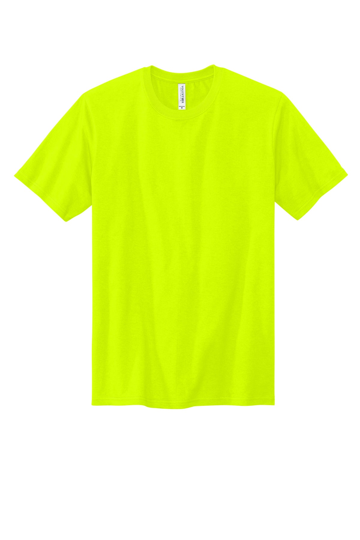 Front View of SftyGrn Volunteer Knitwear All-American Tee VL100