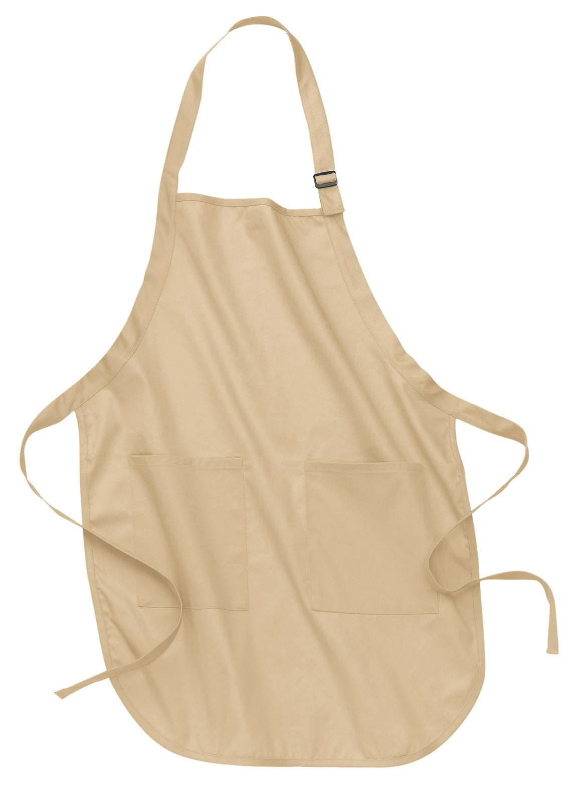 Front View of Stone Port Authority Full-Length Apron with Pockets. A500