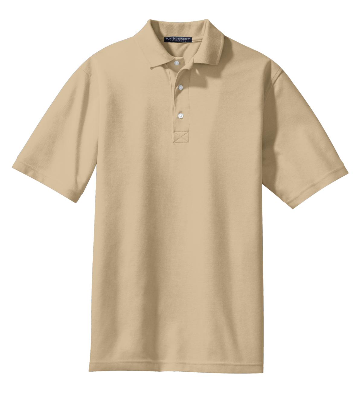 Front View of Stone Port Authority Rapid Dry Polo. K455