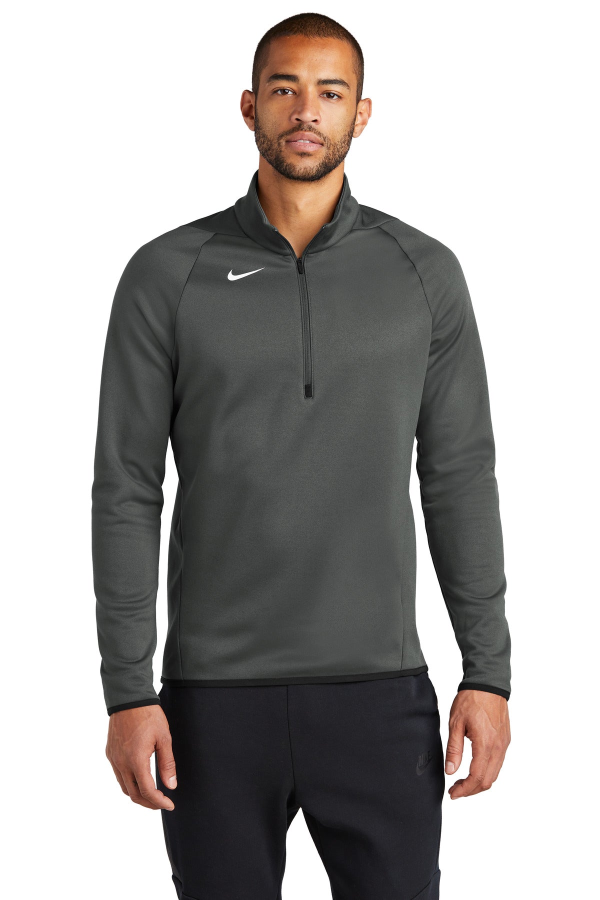 Front View of TeamAnth Nike Therma-FIT 1/4-Zip Fleece CN9492