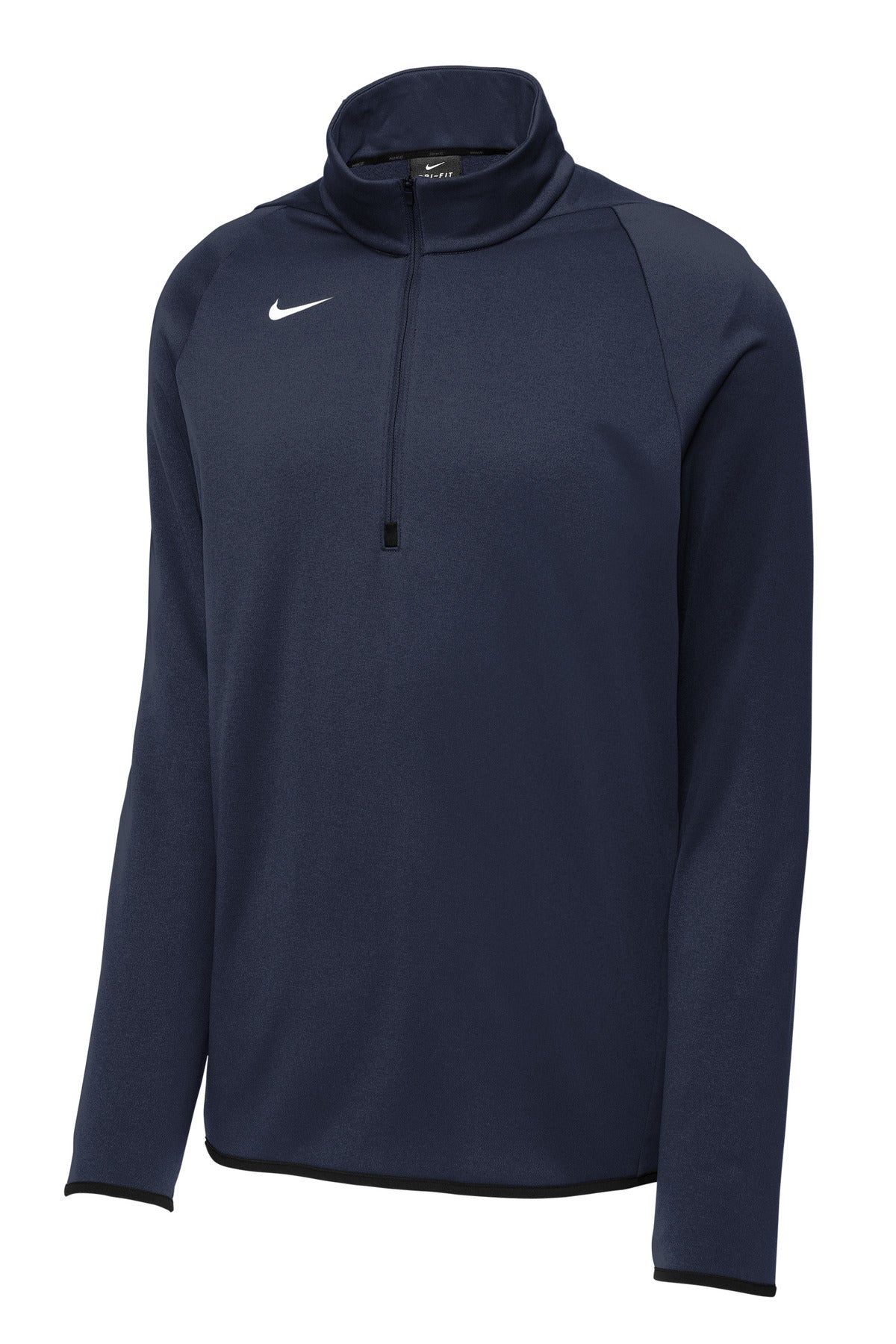 Front View of TeamNavy Nike Therma-FIT 1/4-Zip Fleece CN9492