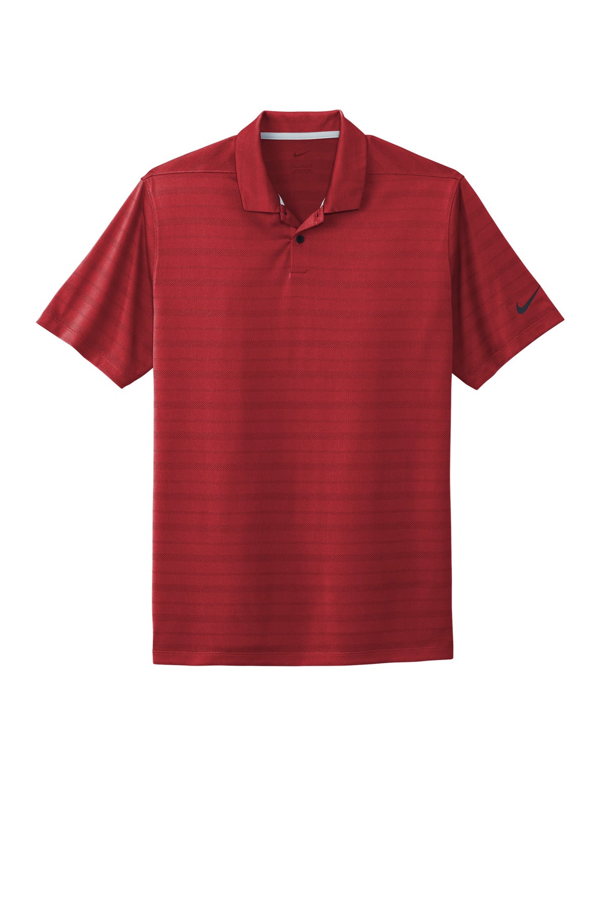 Front View of TeamRed Nike Dri-FIT Vapor Jacquard Polo NKDC2115