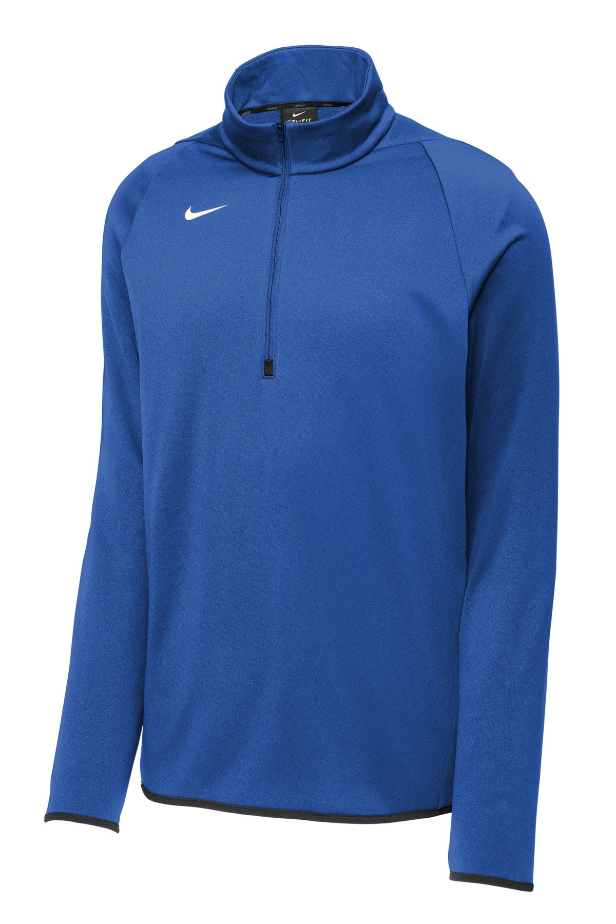 Front View of TeamRoyal Nike Therma-FIT 1/4-Zip Fleece CN9492