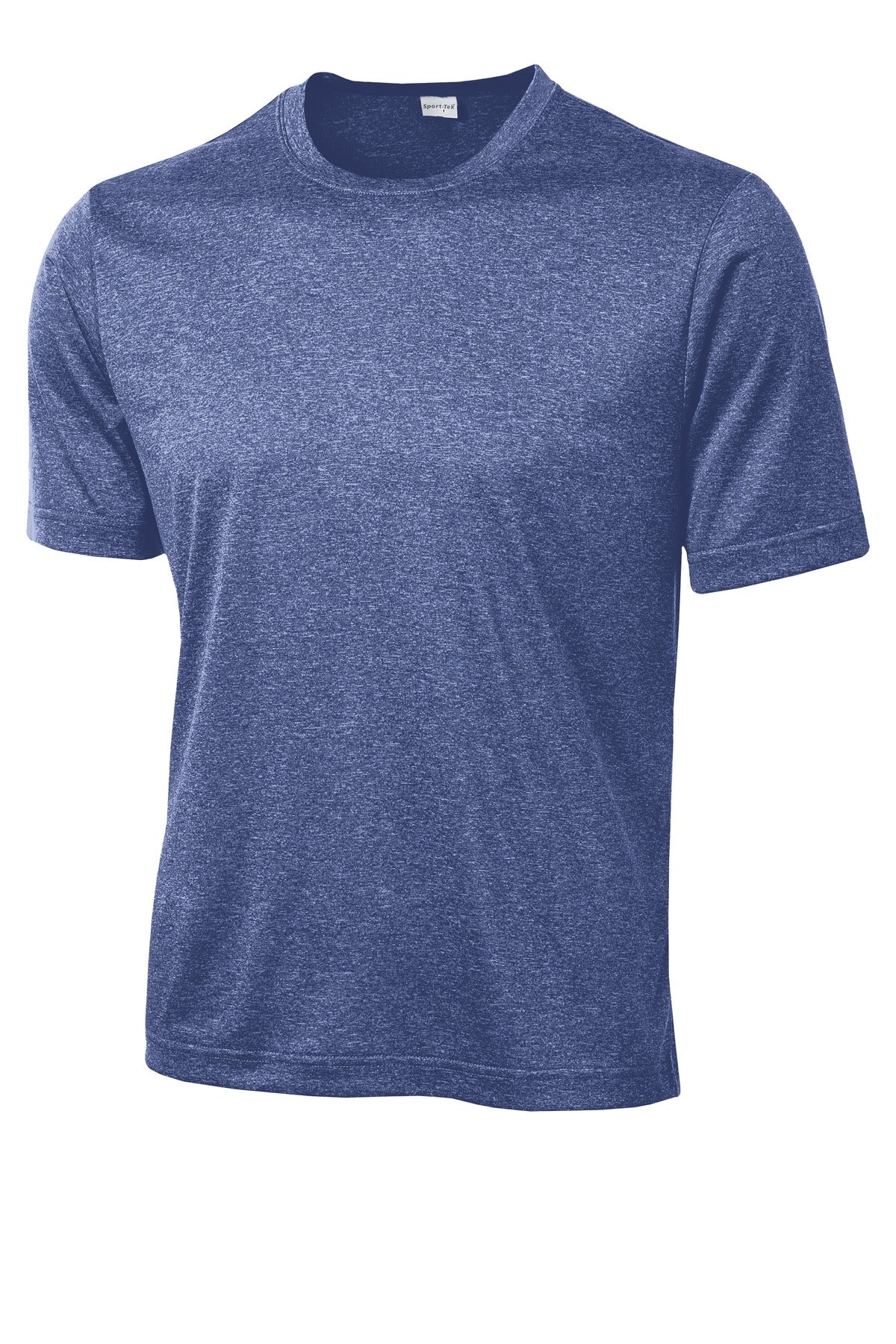 Front View of Tr Royal Hthr Sport-Tek Tall Heather Contender Tee. TST360