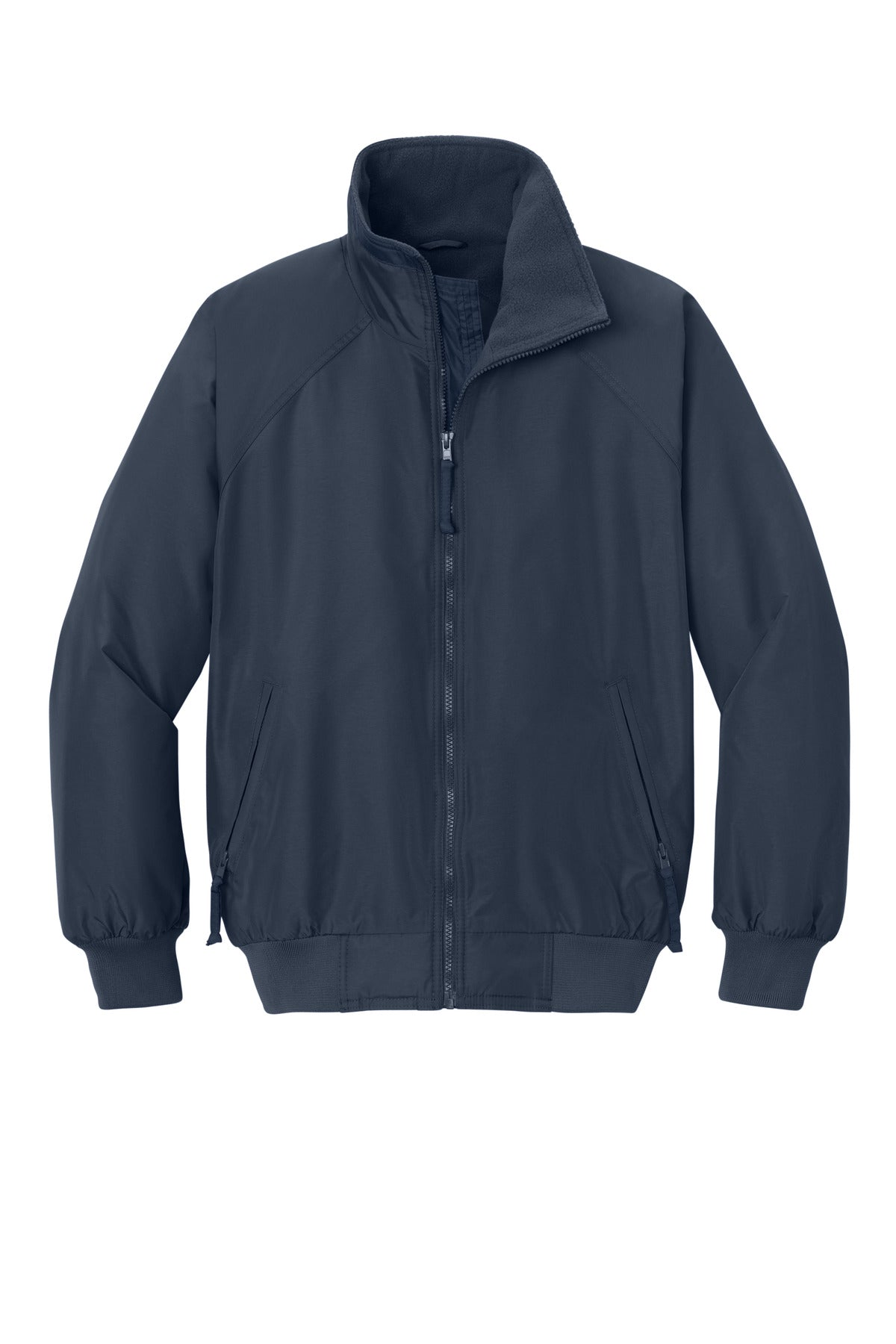 Front View of Tr.Navy/Tr.Nvy Port Authority Challenger Jacket. J754