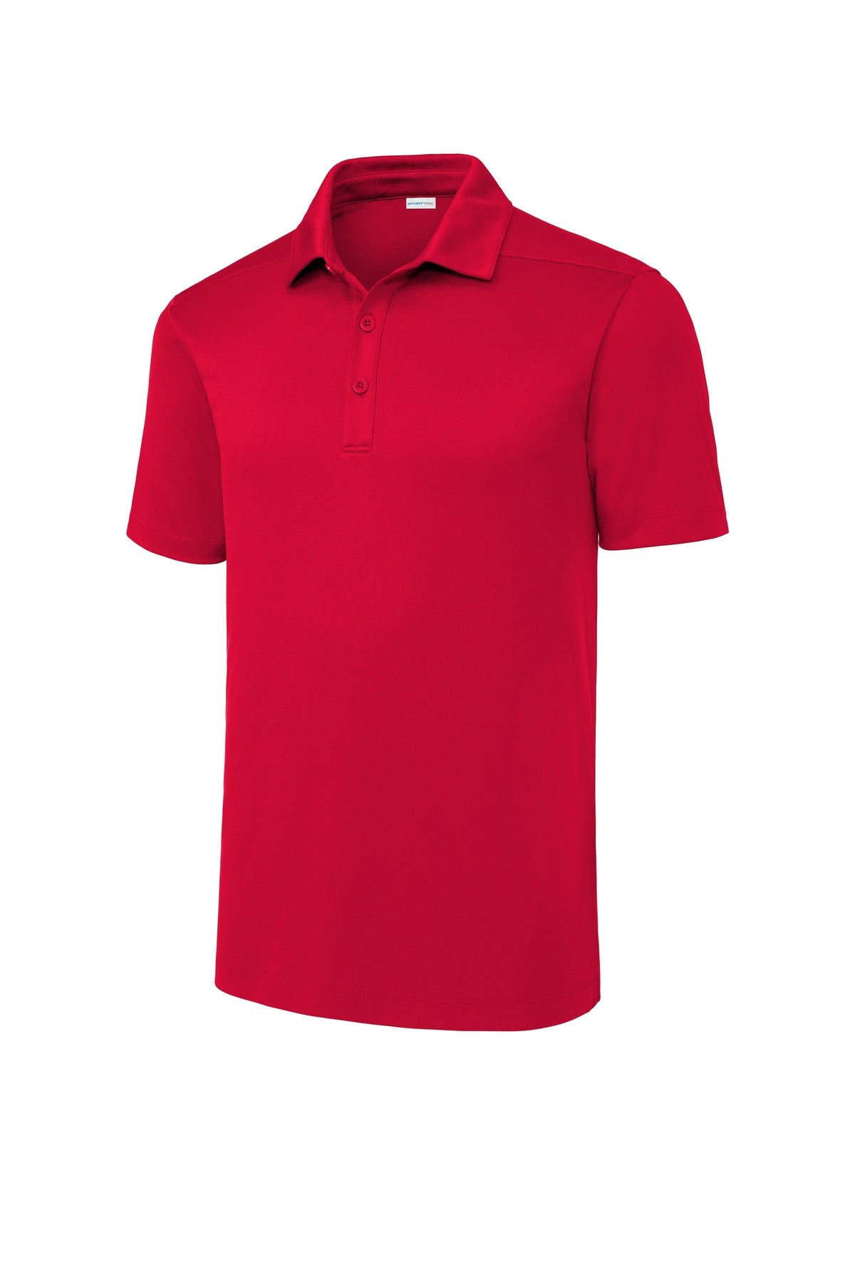 Front View of True Red Sport-Tek Posi-UV Pro Polo. ST520
