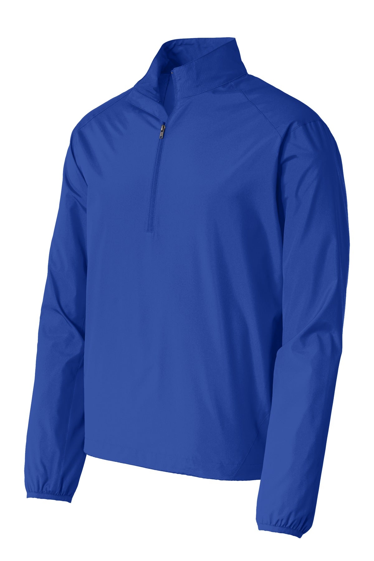Front View of True Royal Port Authority Zephyr 1/2-Zip Pullover. J343