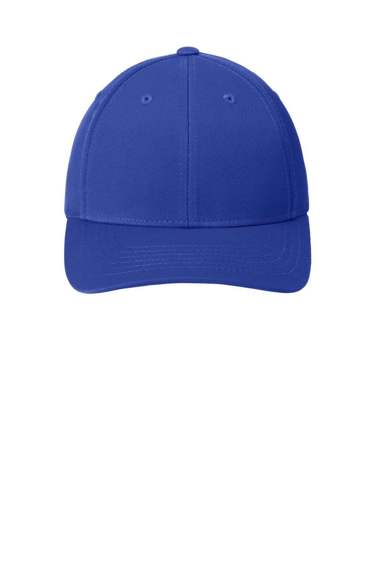 Front View of True Royal Sport-Tek Dry Zone Nylon Cap. STC10