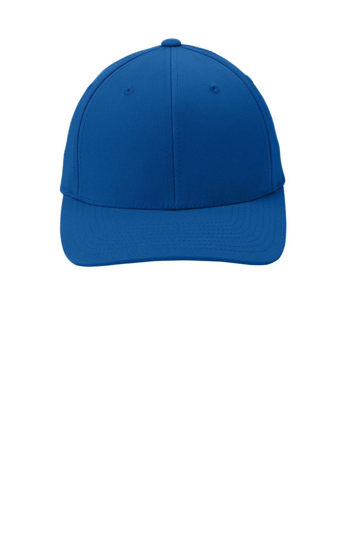 Front View of True Royal Sport-Tek Flexfit Performance Solid Cap. STC17