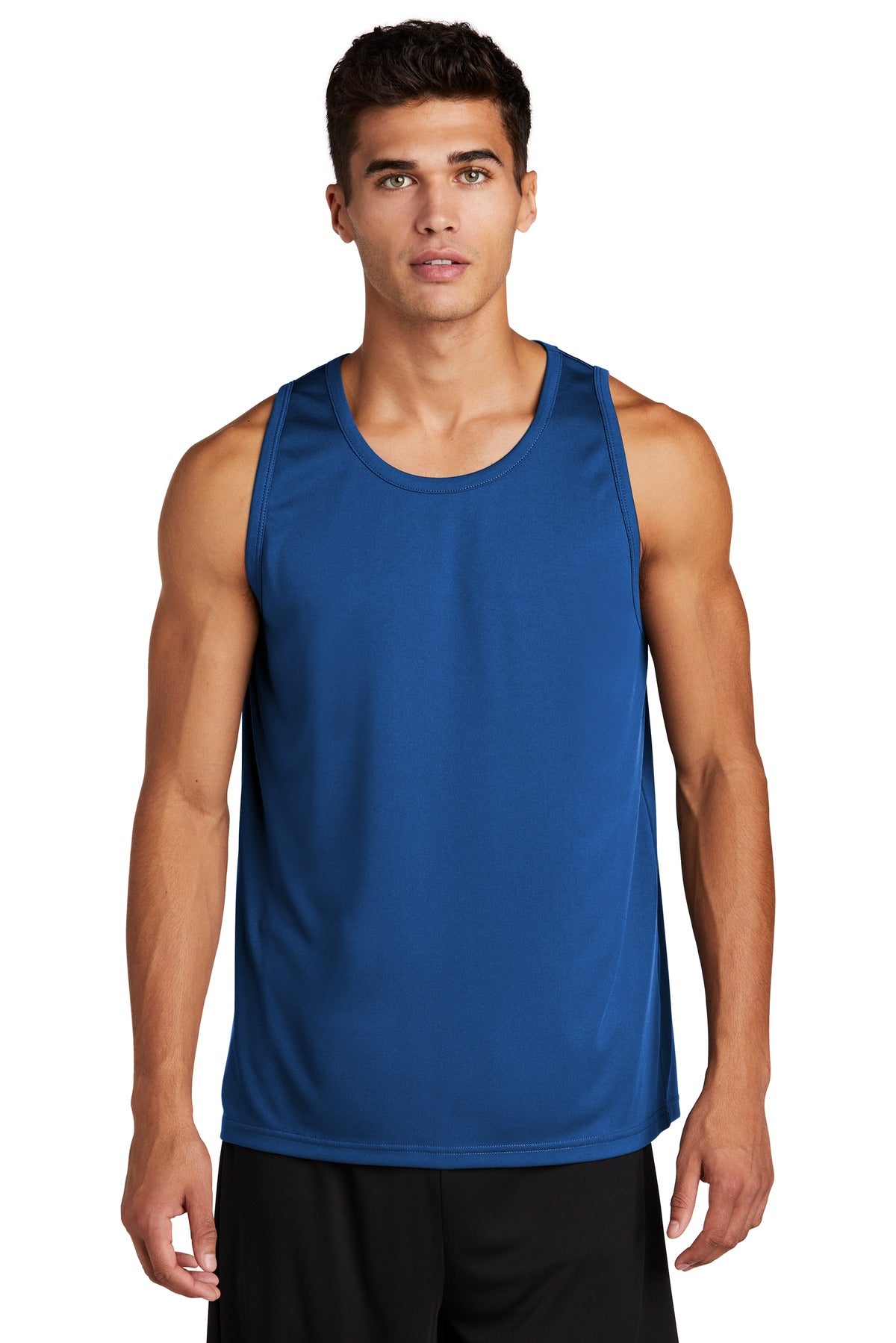 Front View of True Royal Sport-Tek PosiCharge Competitor Tank. ST356