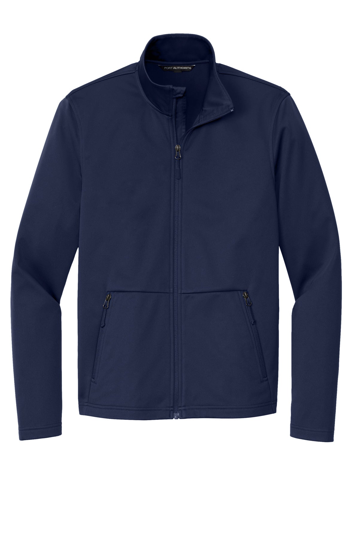 Front View of TrueNavy Port Authority Flexshell Jacket J617