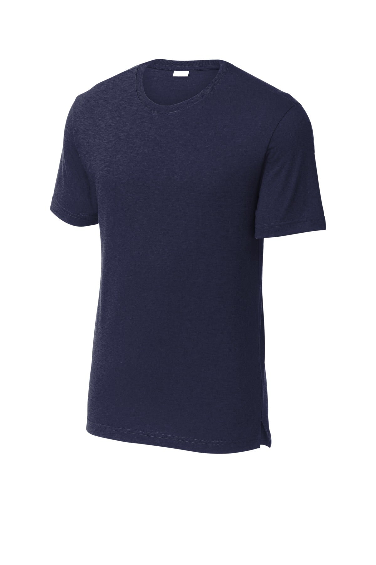 Front View of TrueNavy Sport-Tek PosiCharge Strive Tee. ST430