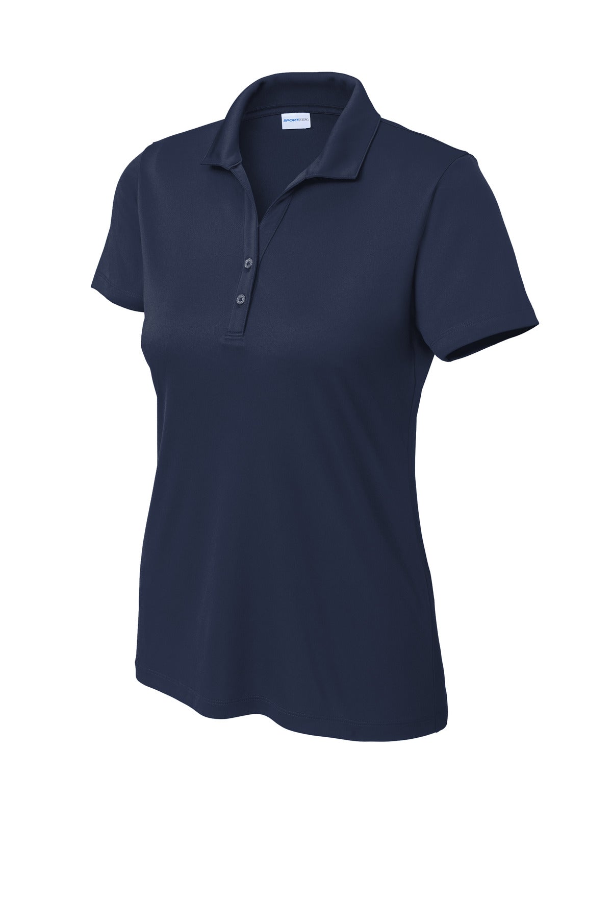Front View of TrueNavy Sport-Tek Women's PosiCharge Re-Compete Polo LST725