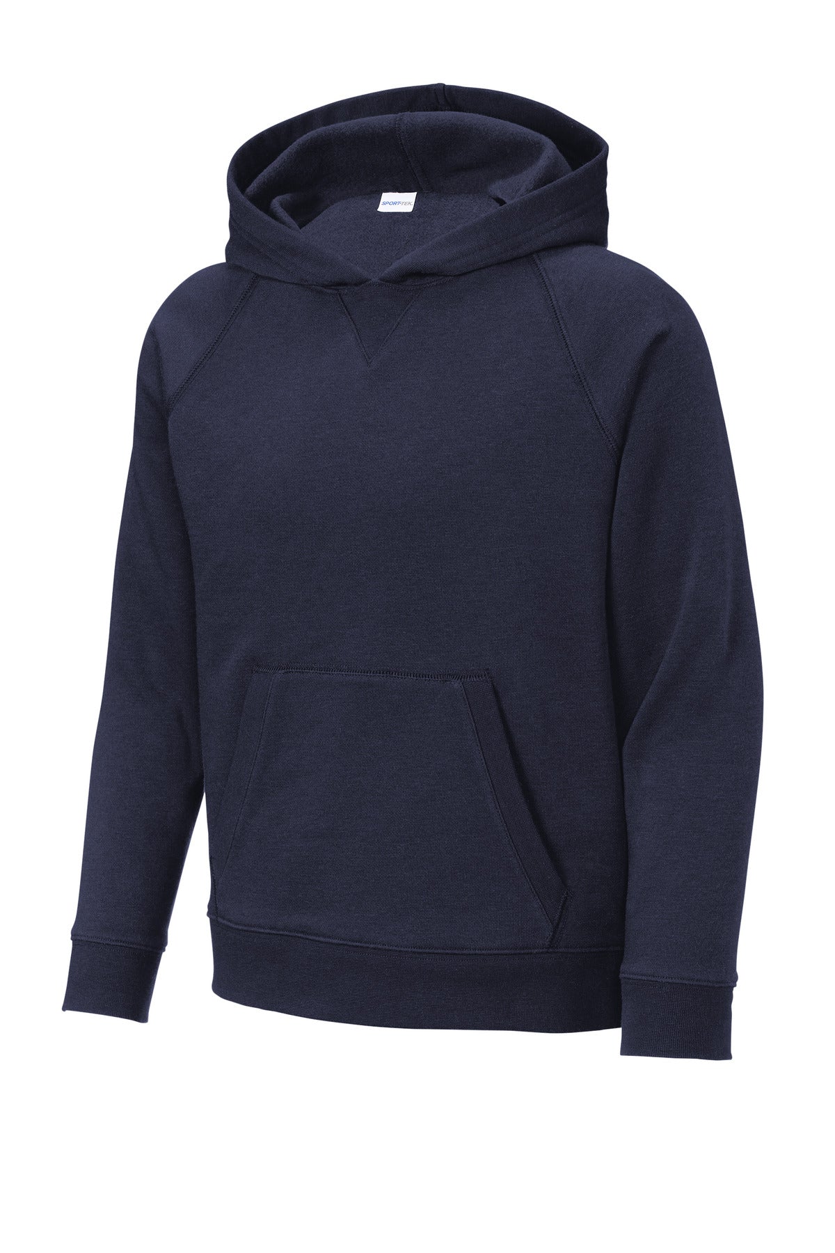 Front View of TrueNavy Sport-Tek Youth Drive Fleece Pullover Hoodie YSTF200