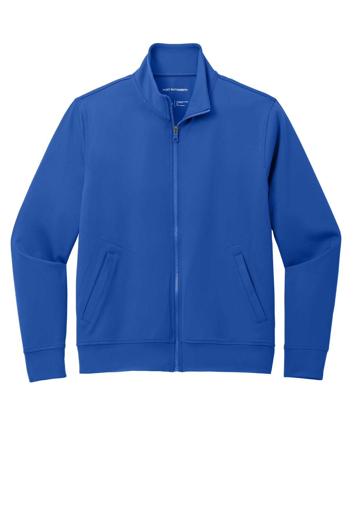Front View of TrueRoyal Port Authority C-FREE Double Knit Full-Zip K881