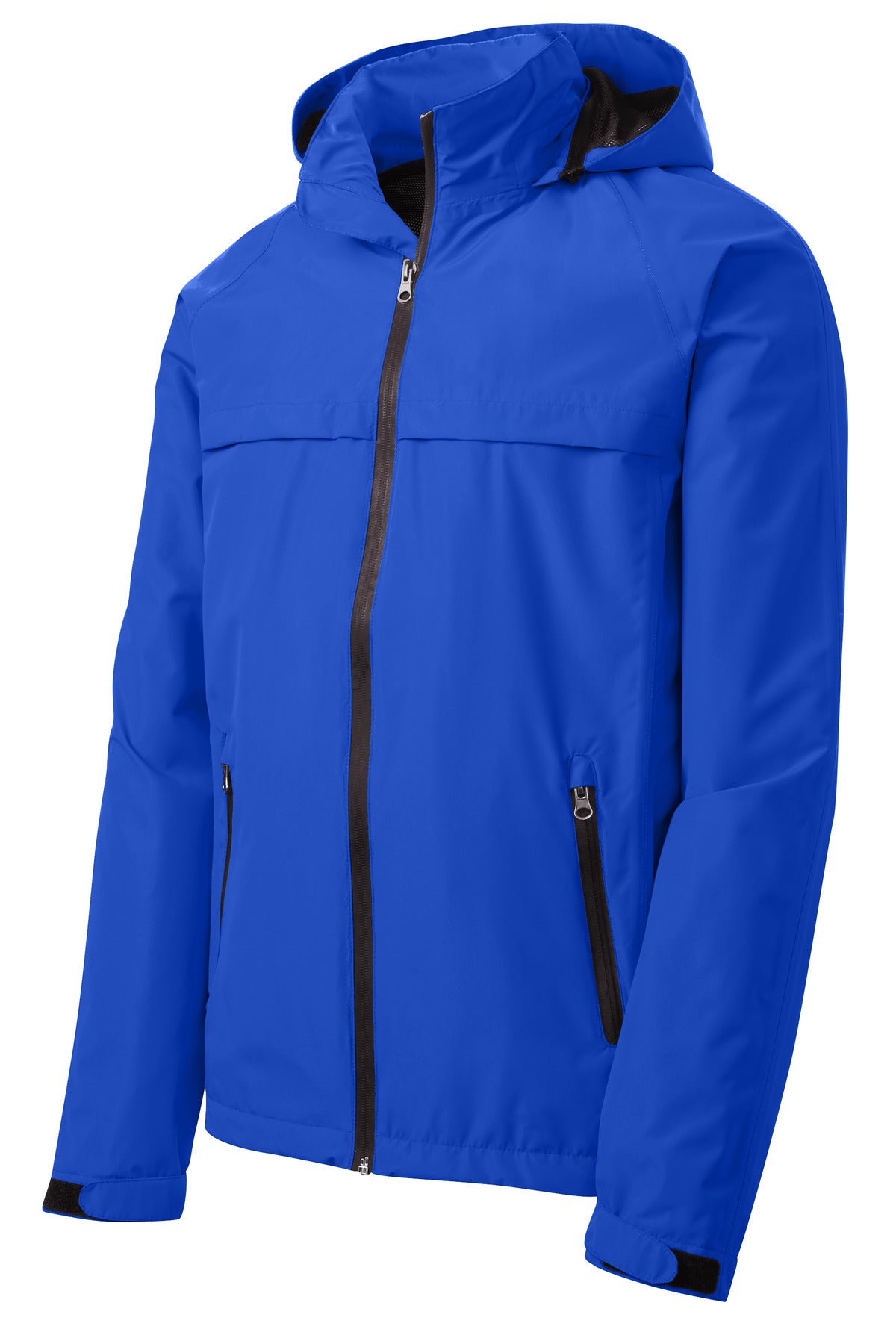 Front View of TrueRoyal Port Authority Torrent Waterproof Jacket. J333