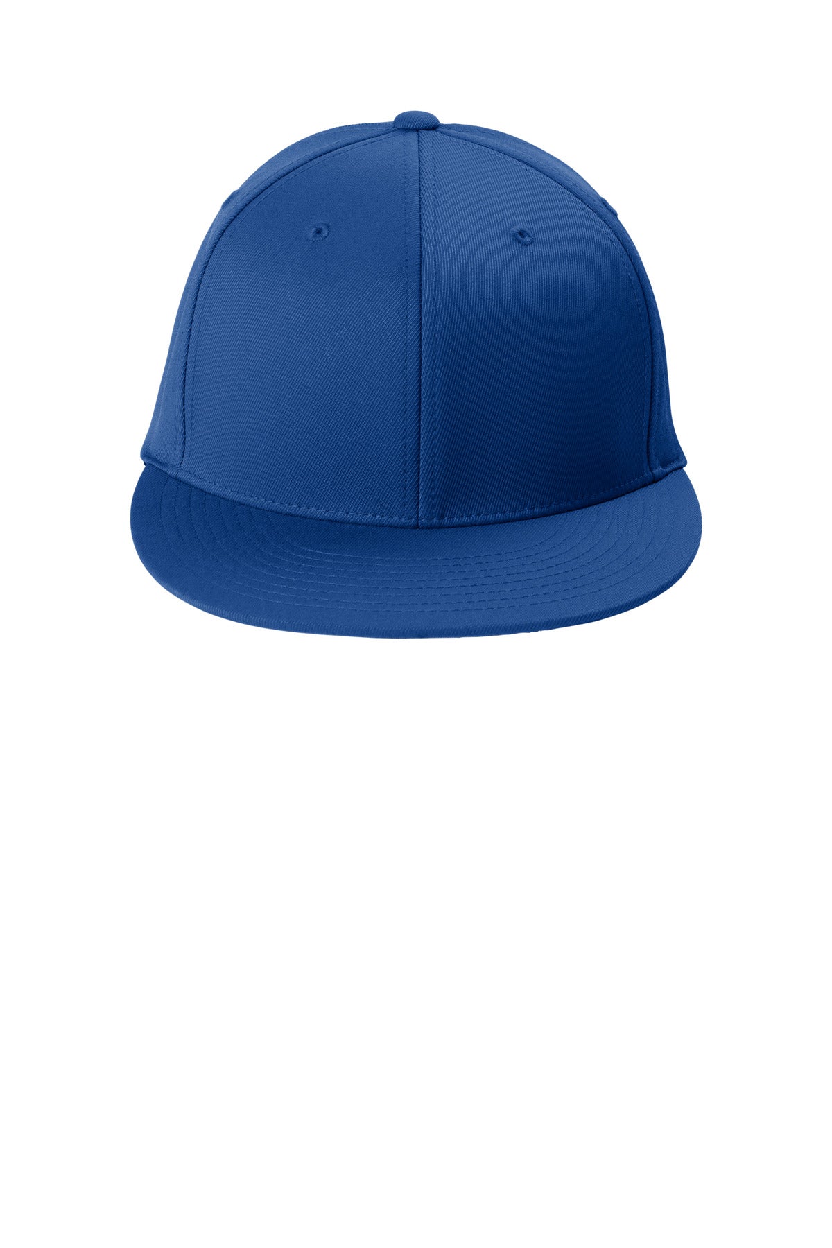 Front View of TrueRoyal Sport-Tek Flexfit Flat Bill Cap STC56