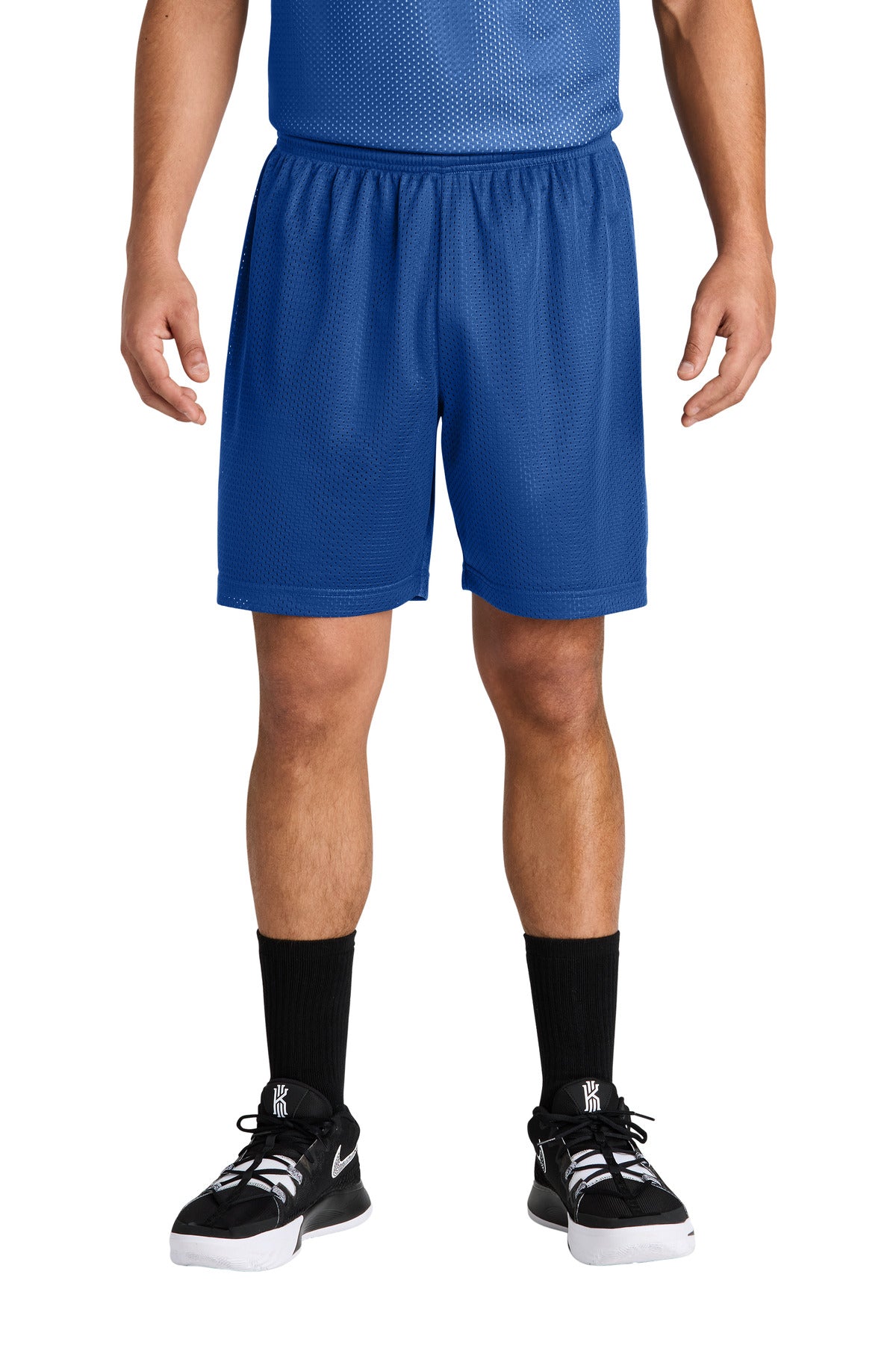 Front View of TrueRoyal Sport-Tek PosiCharge Mesh 7" Short ST5100