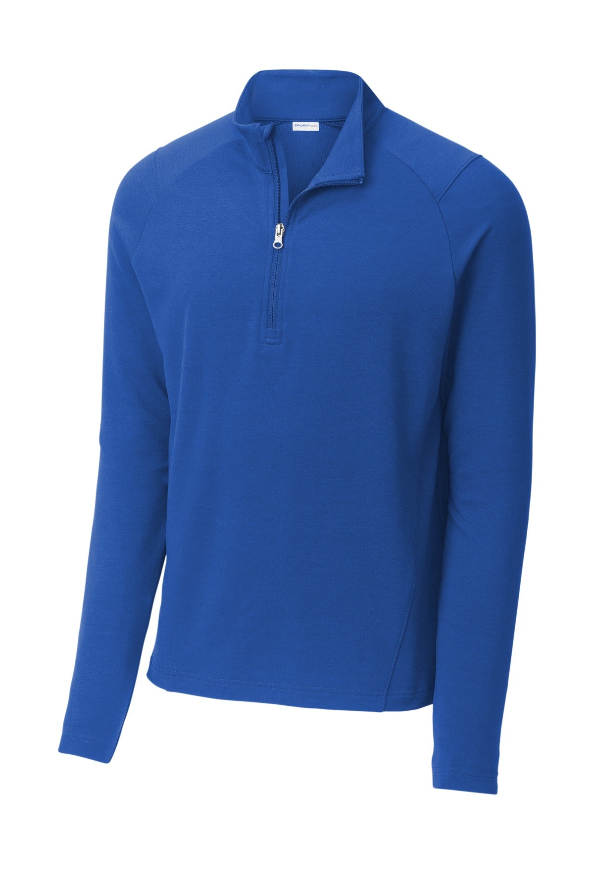 Front View of TrueRoyal Sport-Tek Sport-Wick Flex Fleece 1/4-Zip. ST561