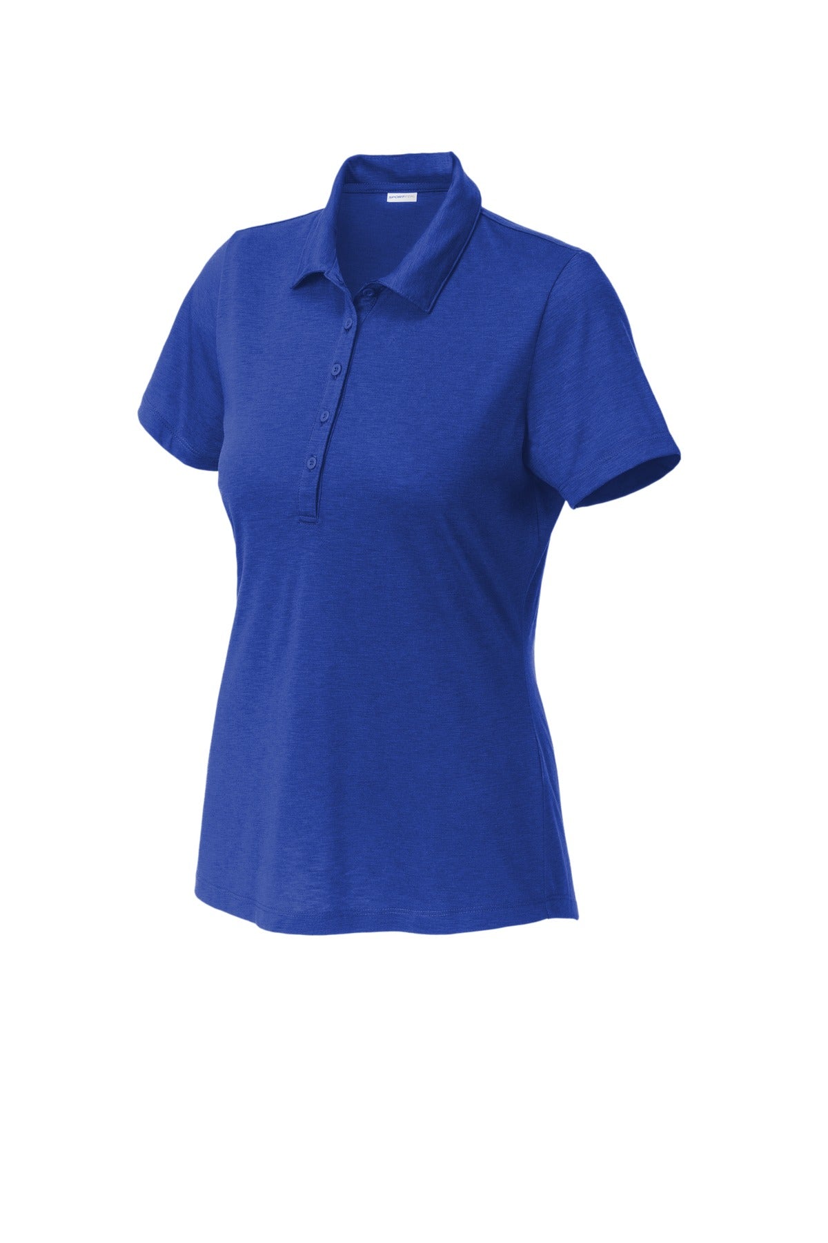 Front View of TrueRoyal Sport-Tek Women's PosiCharge Strive Polo. LST530