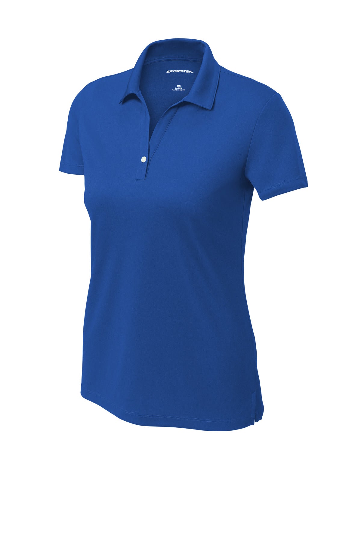 Front View of TrueRoyal Sport-Tek Women's UV Micropique Polo LST740