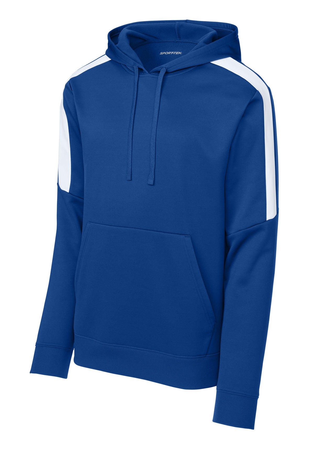Front View of TRy/White Sport-Tek Sport-Wick Fleece United Pullover Hoodie ST255