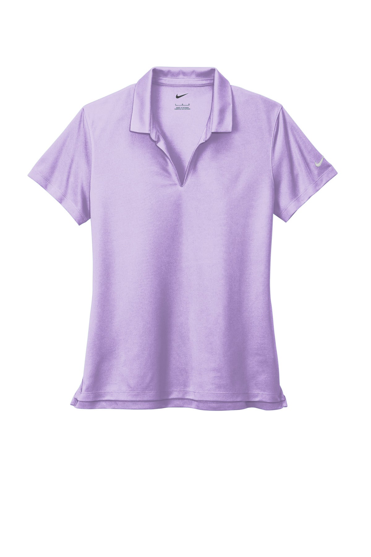 Front View of UrbanLilac Nike Women's Dri-FIT Micro Pique 2.0 Polo NKDC1991