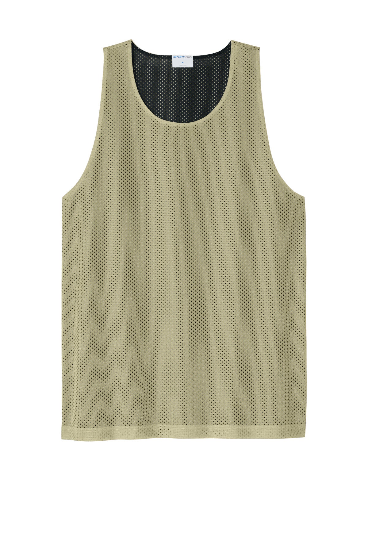 Front View of VgsGld/Blk Sport-Tek PosiCharge Reversible Mesh Tank ST5000