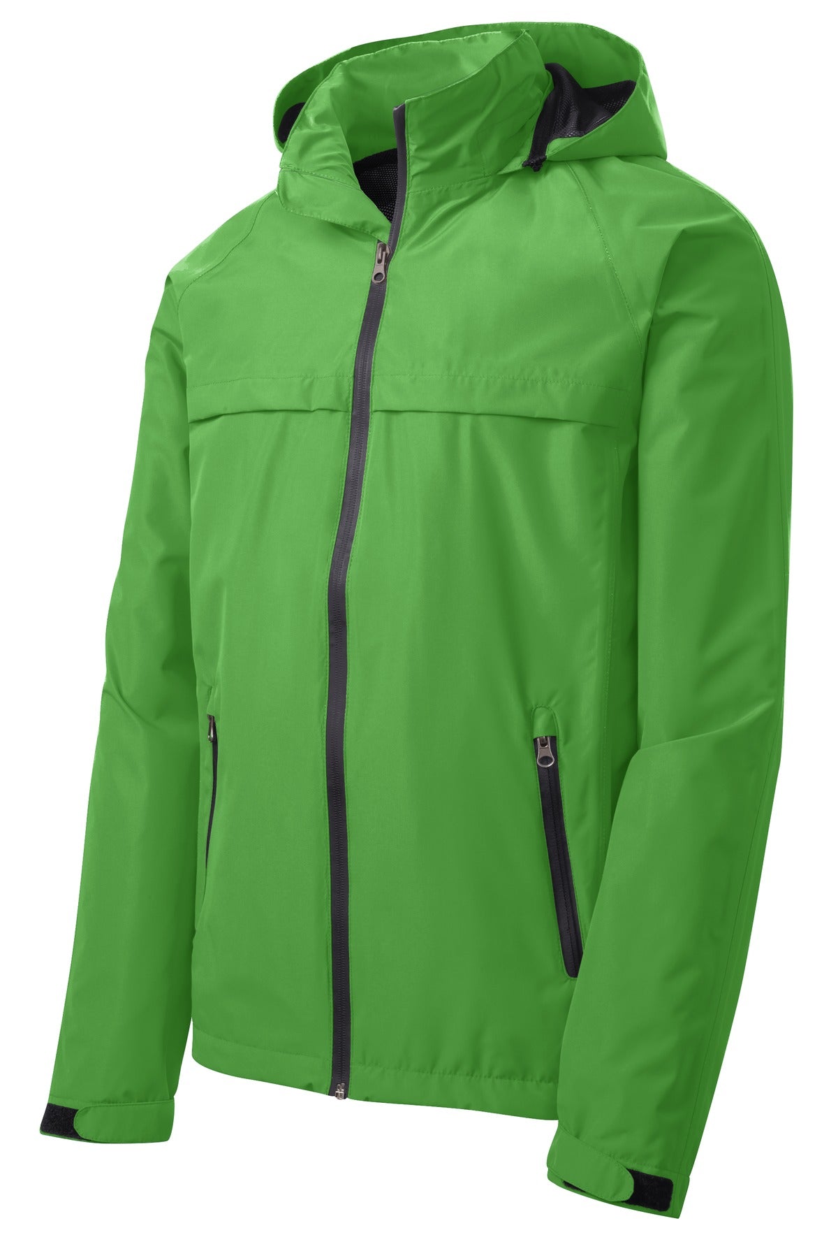 Front View of Vine Green Port Authority Torrent Waterproof Jacket. J333