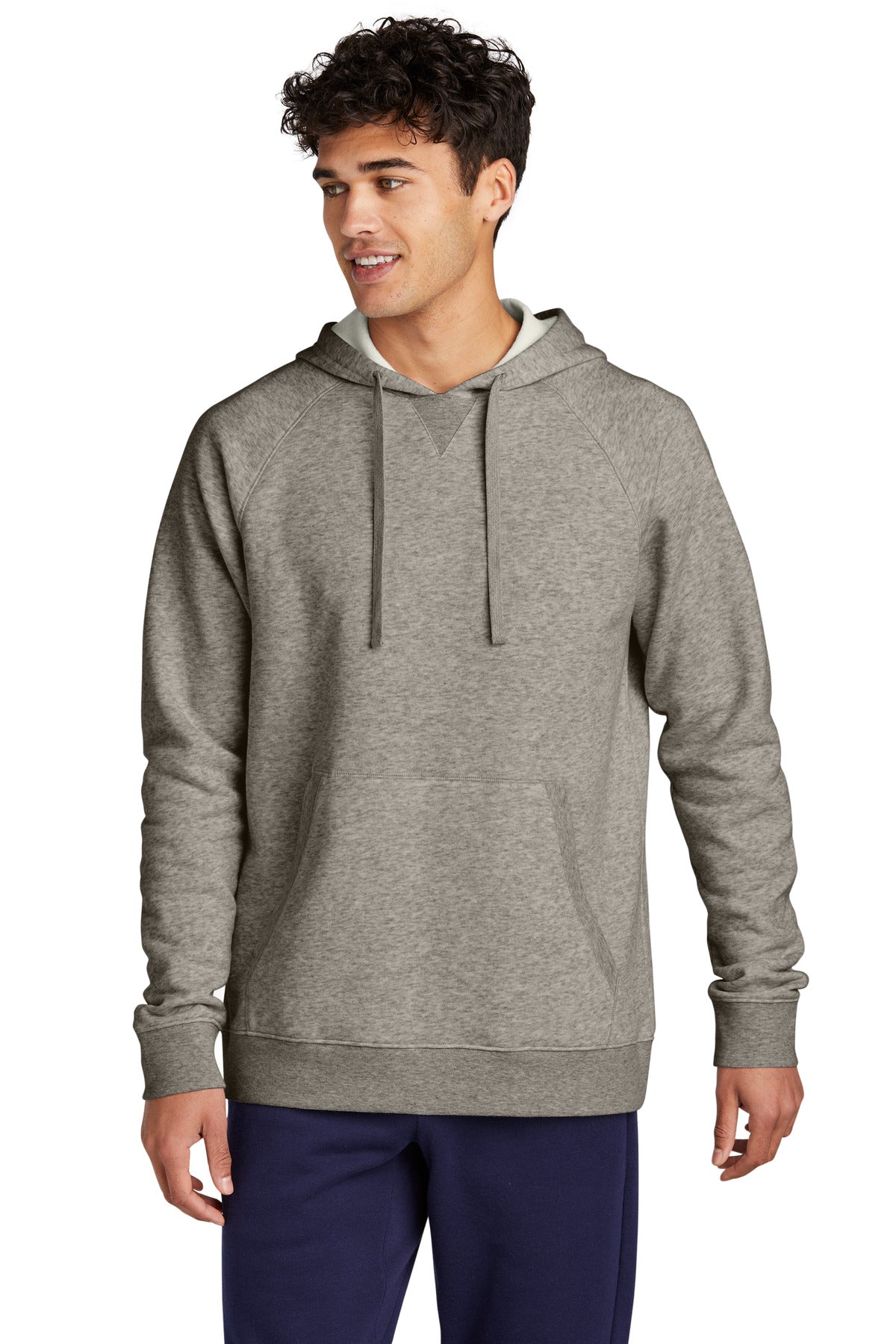 Front View of VtgHtr Sport-Tek Drive Fleece Pullover Hoodie STF200