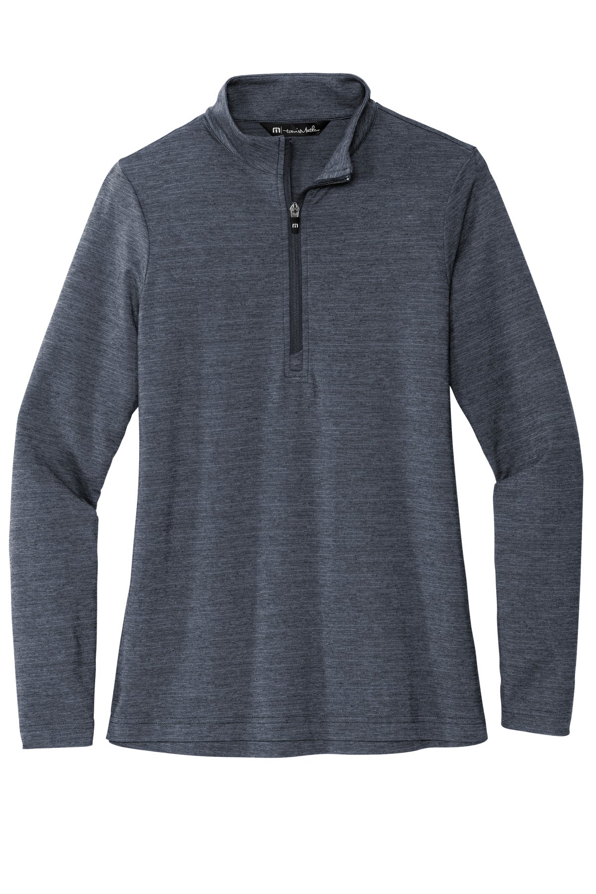 Front View of VtgIdgHthr TravisMathew Women's Crestview 1/4-Zip TM1WW003
