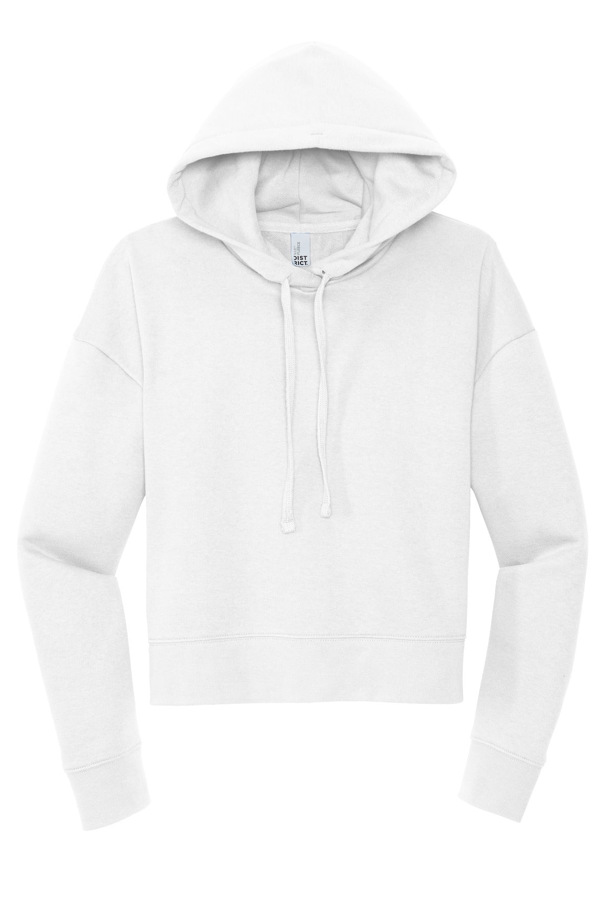 Front View of White District Women's V.I.T. Fleece Hoodie DT6101