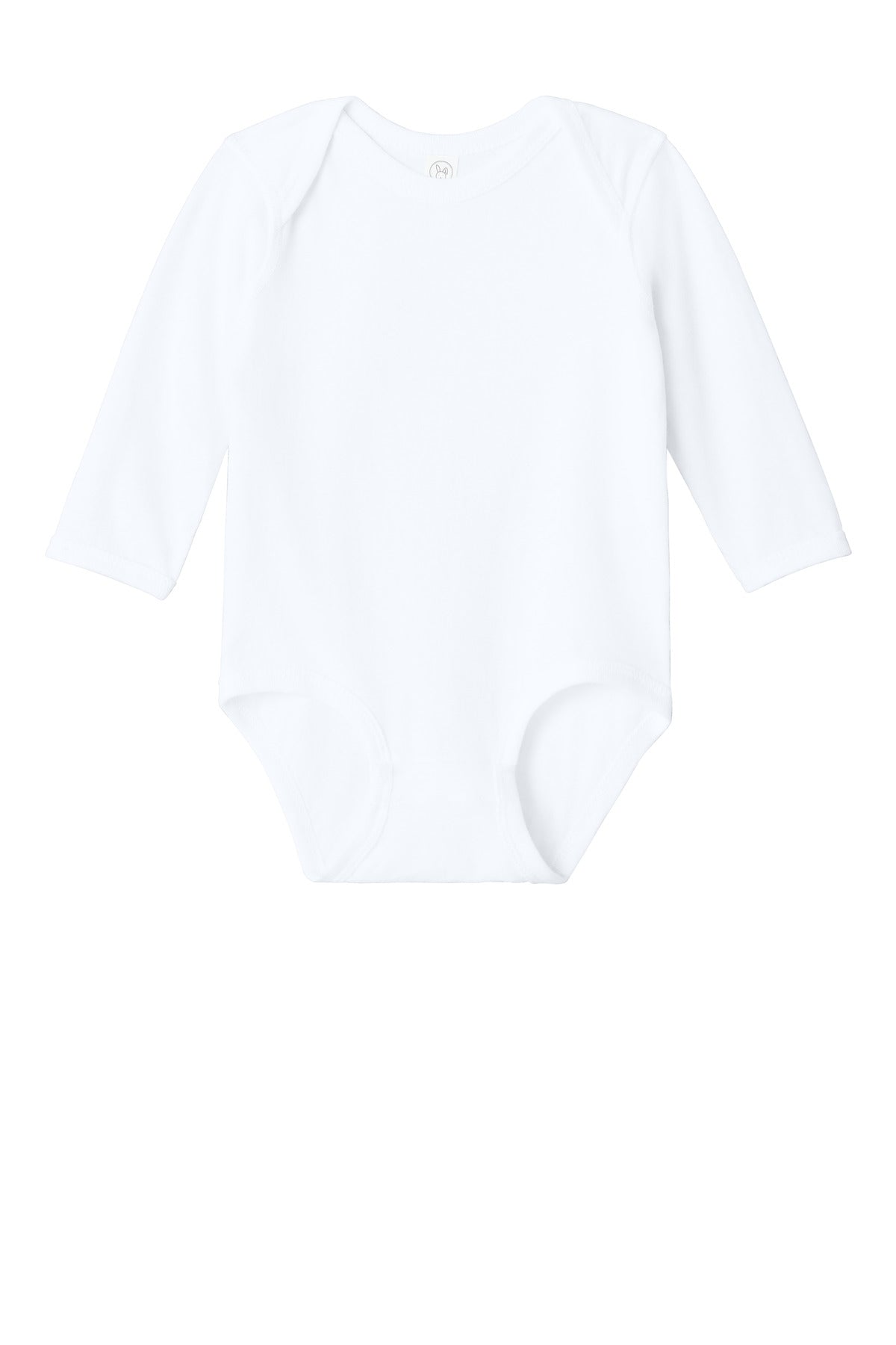 Front View of White Rabbit Skins Infant Long Sleeve Jersey Bodysuit RS4421