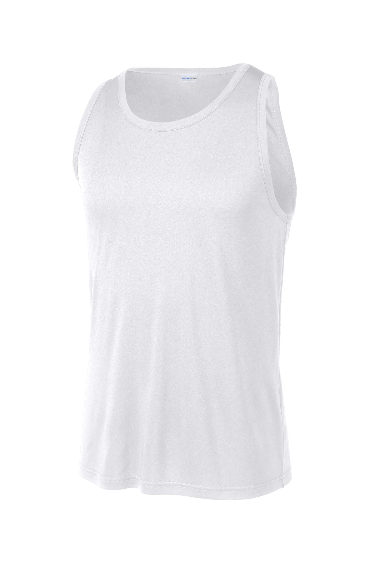 Front View of White Sport-Tek PosiCharge Competitor Tank. ST356