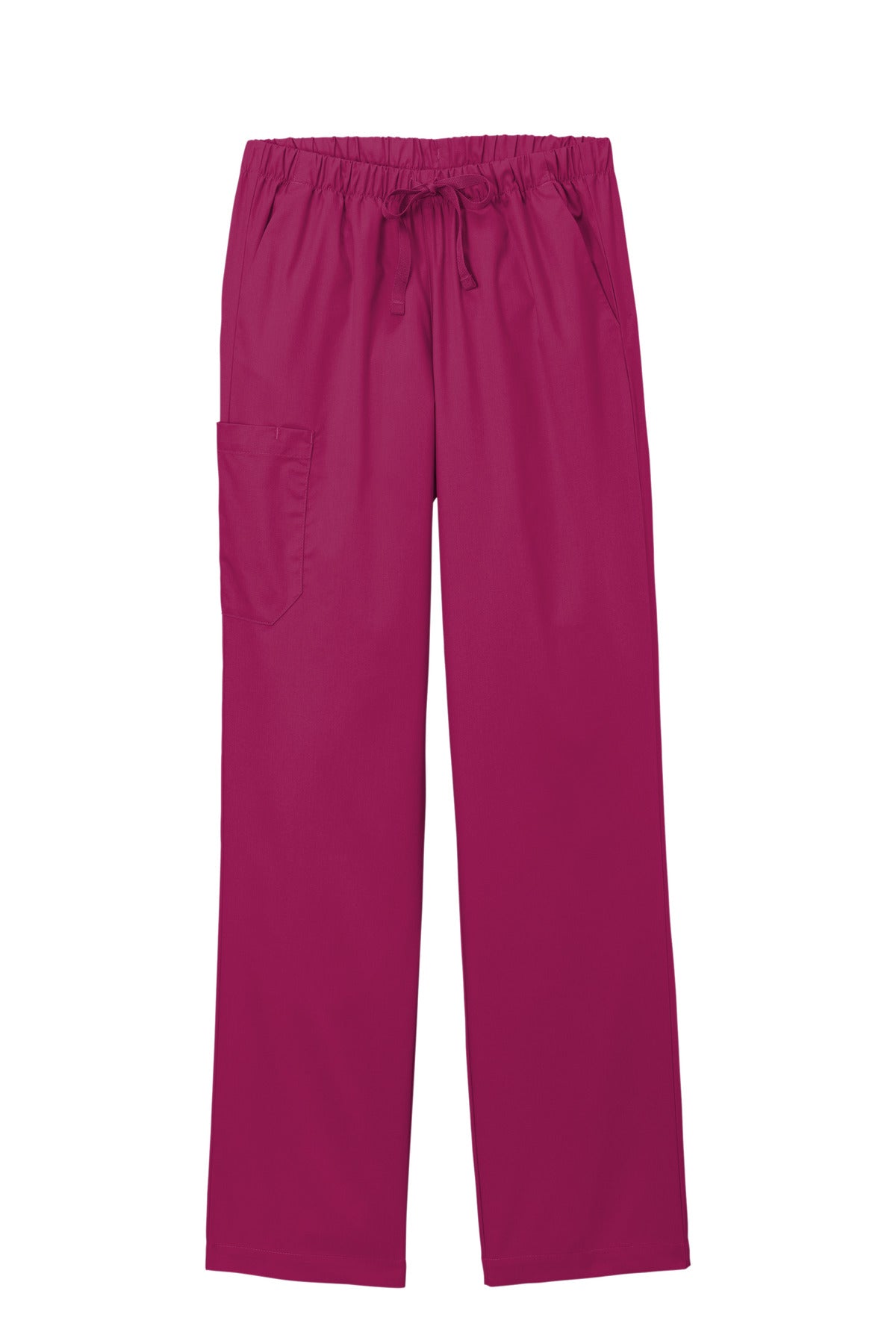 Front View of Wine Wink Women's WorkFlex Cargo Pant WW4550