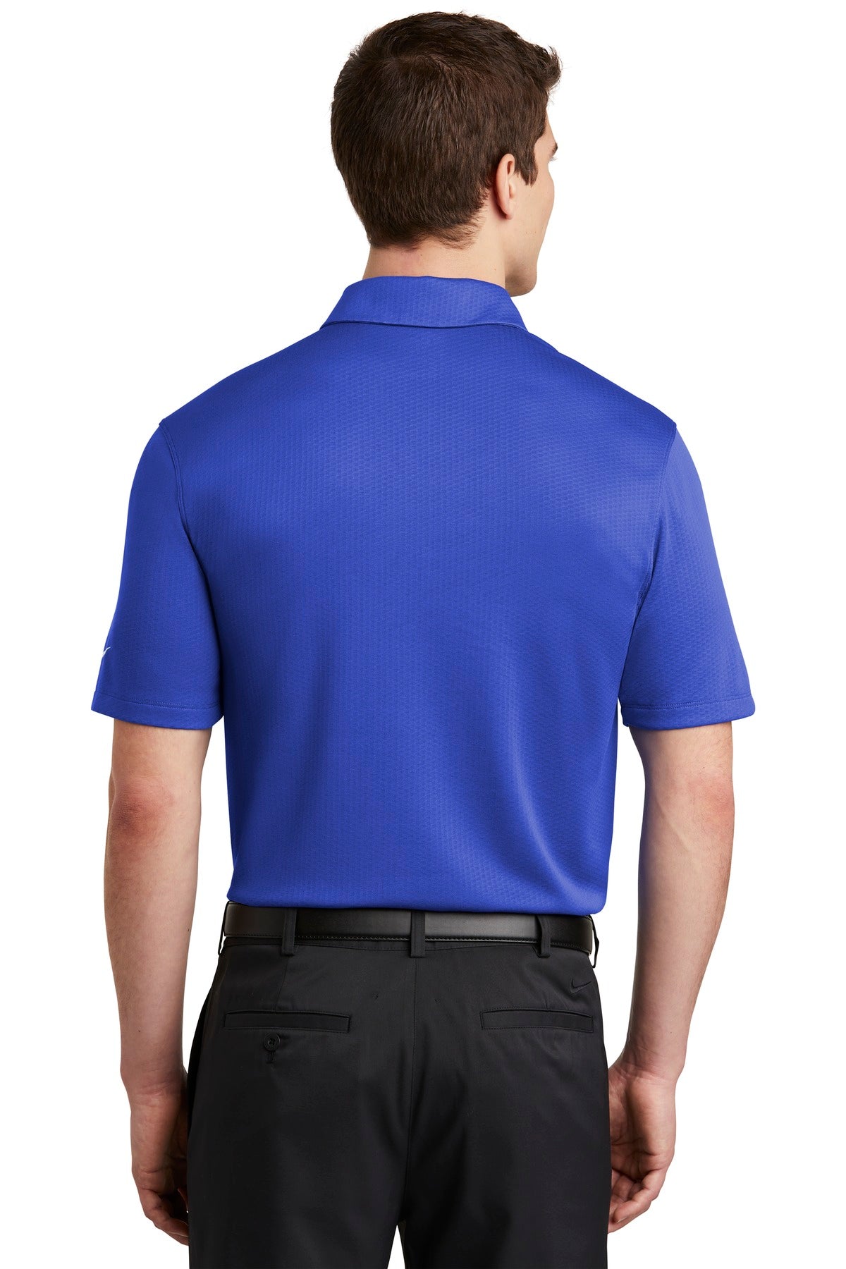 Game Royal Nike Dri-FIT Hex Textured Polo. NKAH6266