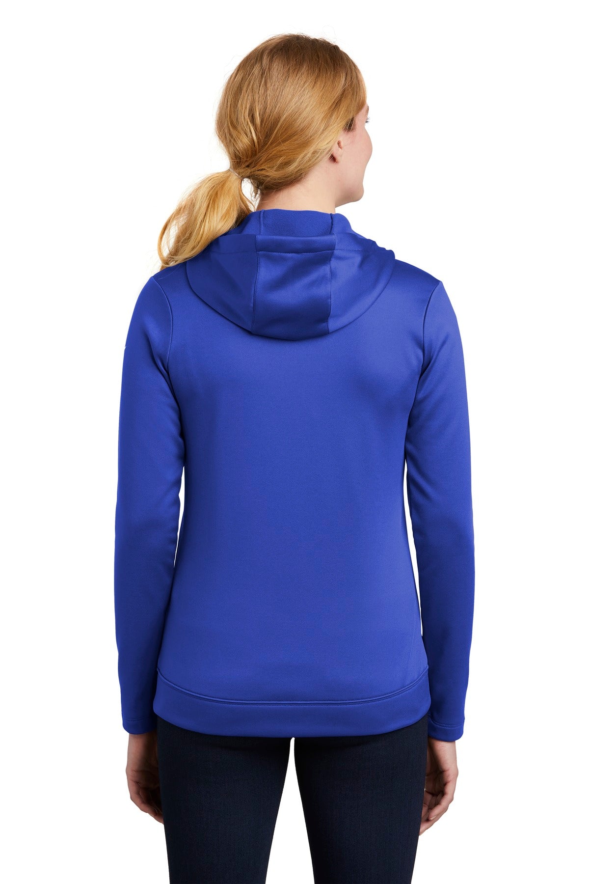 Game Royal Nike Women's Therma-FIT Full-Zip Fleece Hoodie. NKAH6264