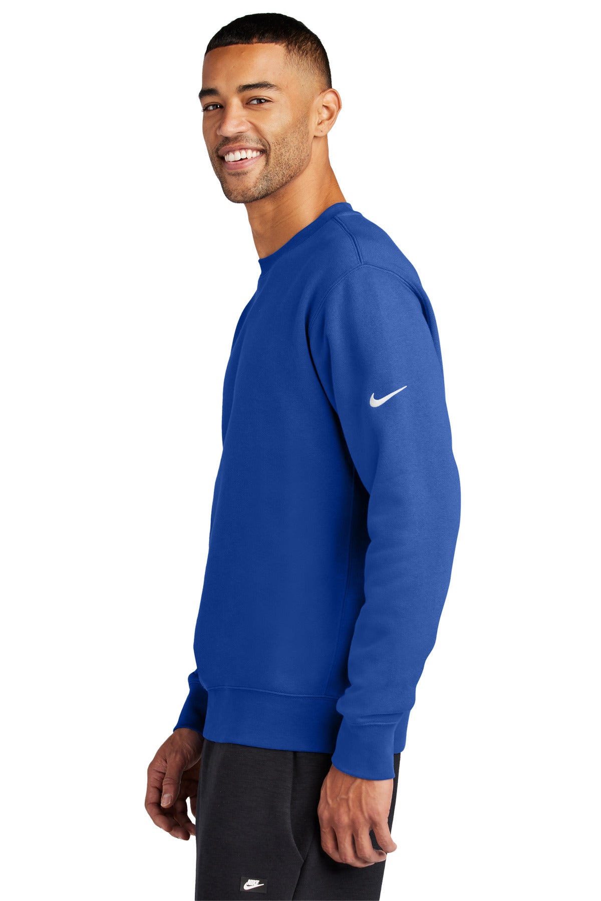 GameRoyal Nike Club Fleece Sleeve Swoosh Crew NKFD9863