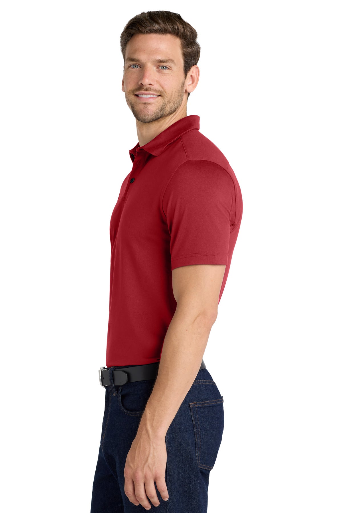 Garnet Port Authority City Stretch PoloK682