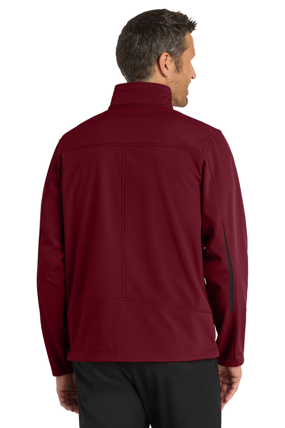 Garnet Port Authority Welded Soft Shell Jacket. J324