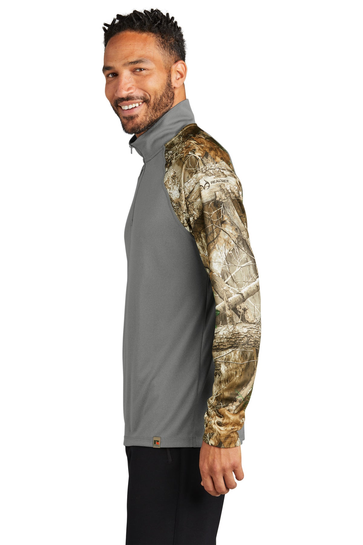 GConH/RTEd Russell Outdoors Realtree Colorblock Performance 1/4-Zip RU152