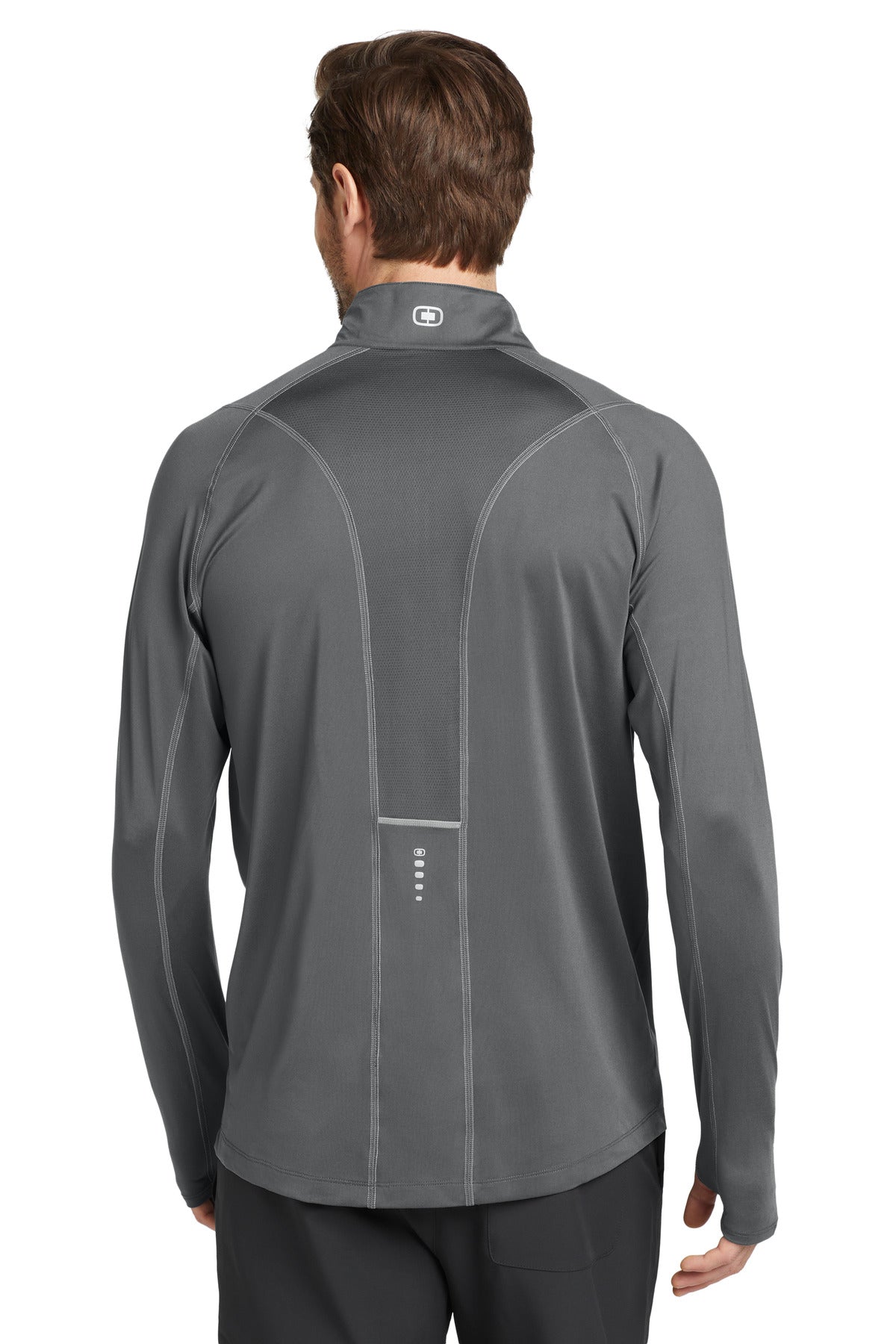 Gear Grey OGIO Nexus 1/4-Zip Pullover. OE335