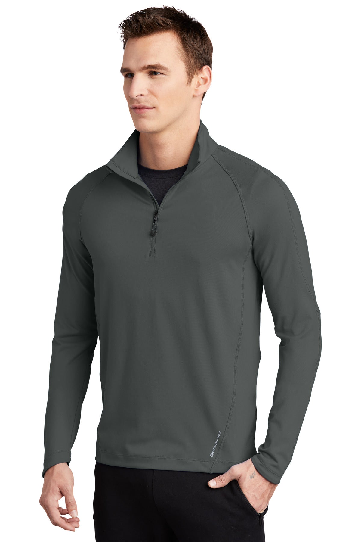 Gear Grey OGIO Radius 1/4-Zip. OE550