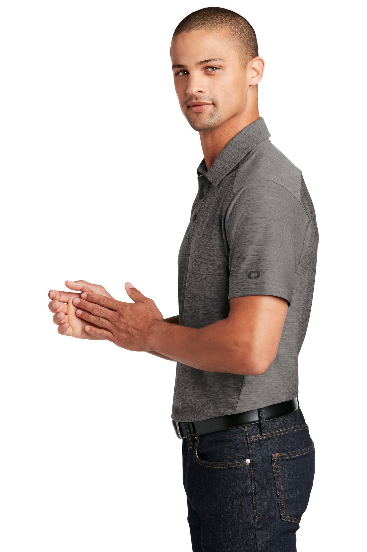 Gear Grey OGIO Slate Polo. OG143