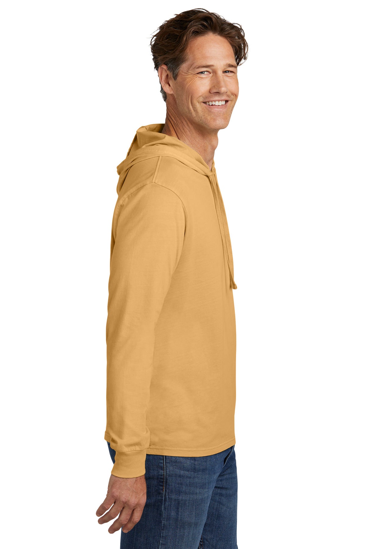 GldnWheat Allmade Unisex Mineral Dye Organic Cotton Hoodie Tee AL6305