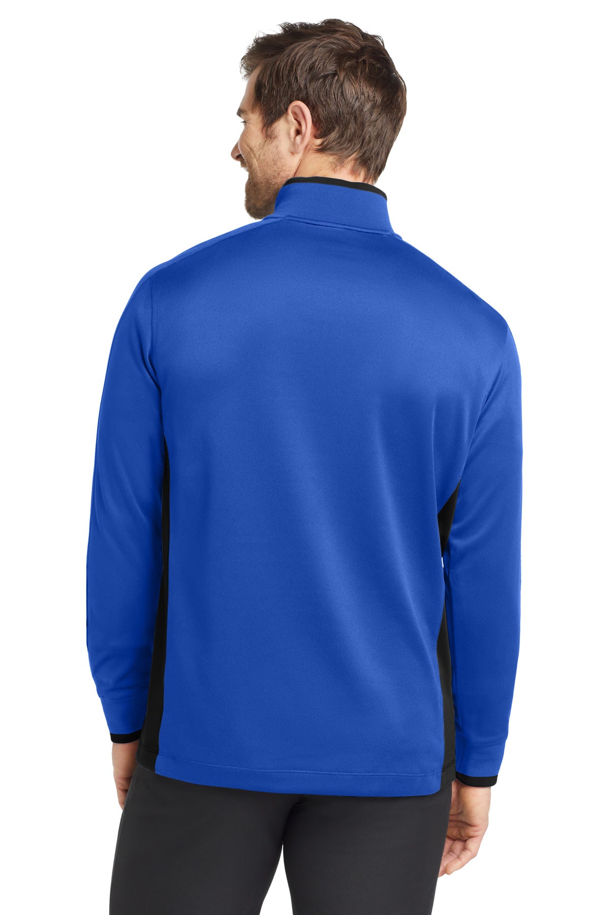 Gm Ryl/Blk/Wht Nike Dri-FIT 1/2-Zip Cover-Up. 578673