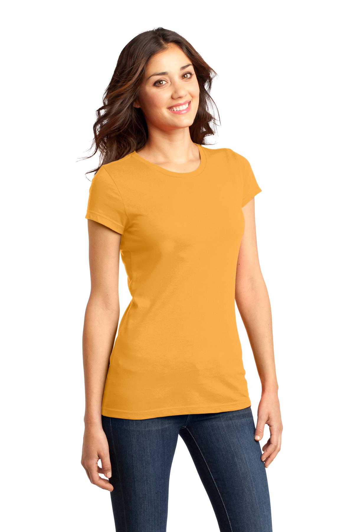 Gold District Women's Fitted Very Important Tee . DT6001