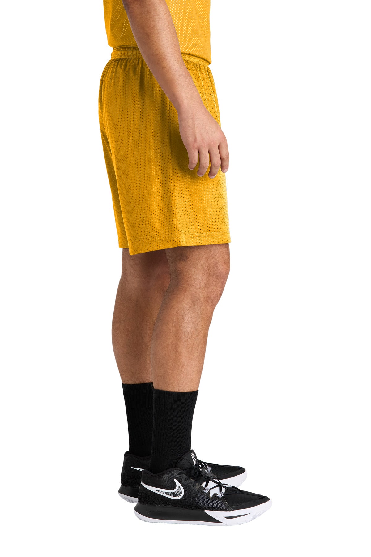 Gold Sport-Tek PosiCharge Mesh 7" Short ST5100
