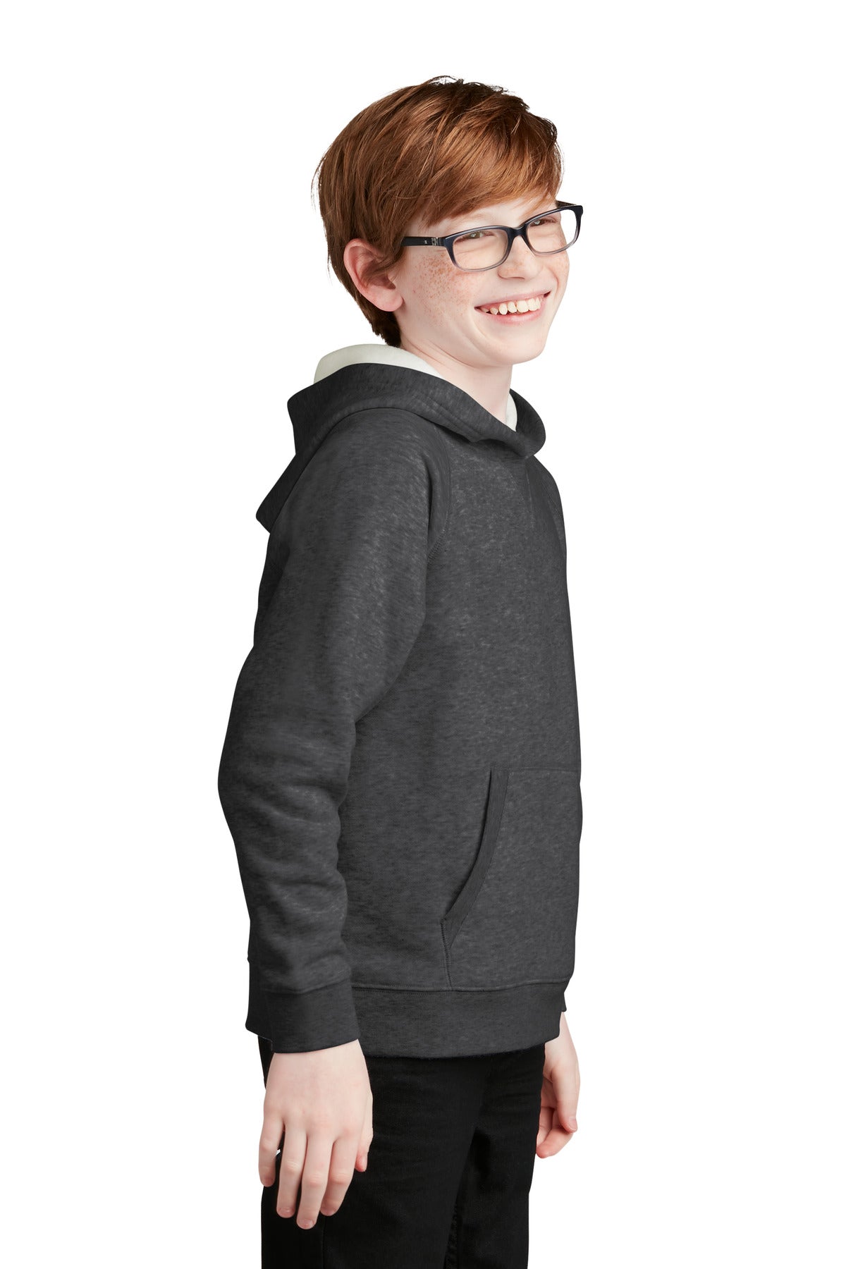 GphHeather Sport-Tek Youth Drive Fleece Pullover Hoodie YSTF200