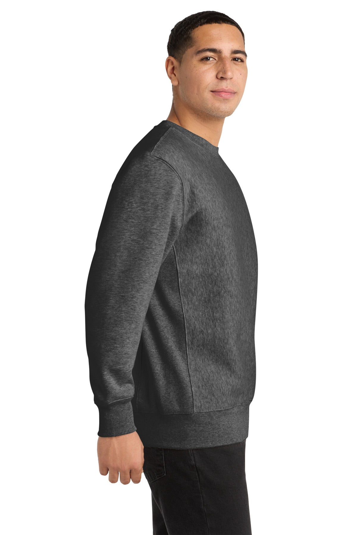 Graphite Hthr Sport-Tek Super Heavyweight Crewneck Sweatshirt. F280